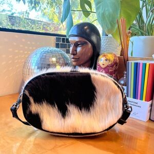 Cowhide Crossbody Purse